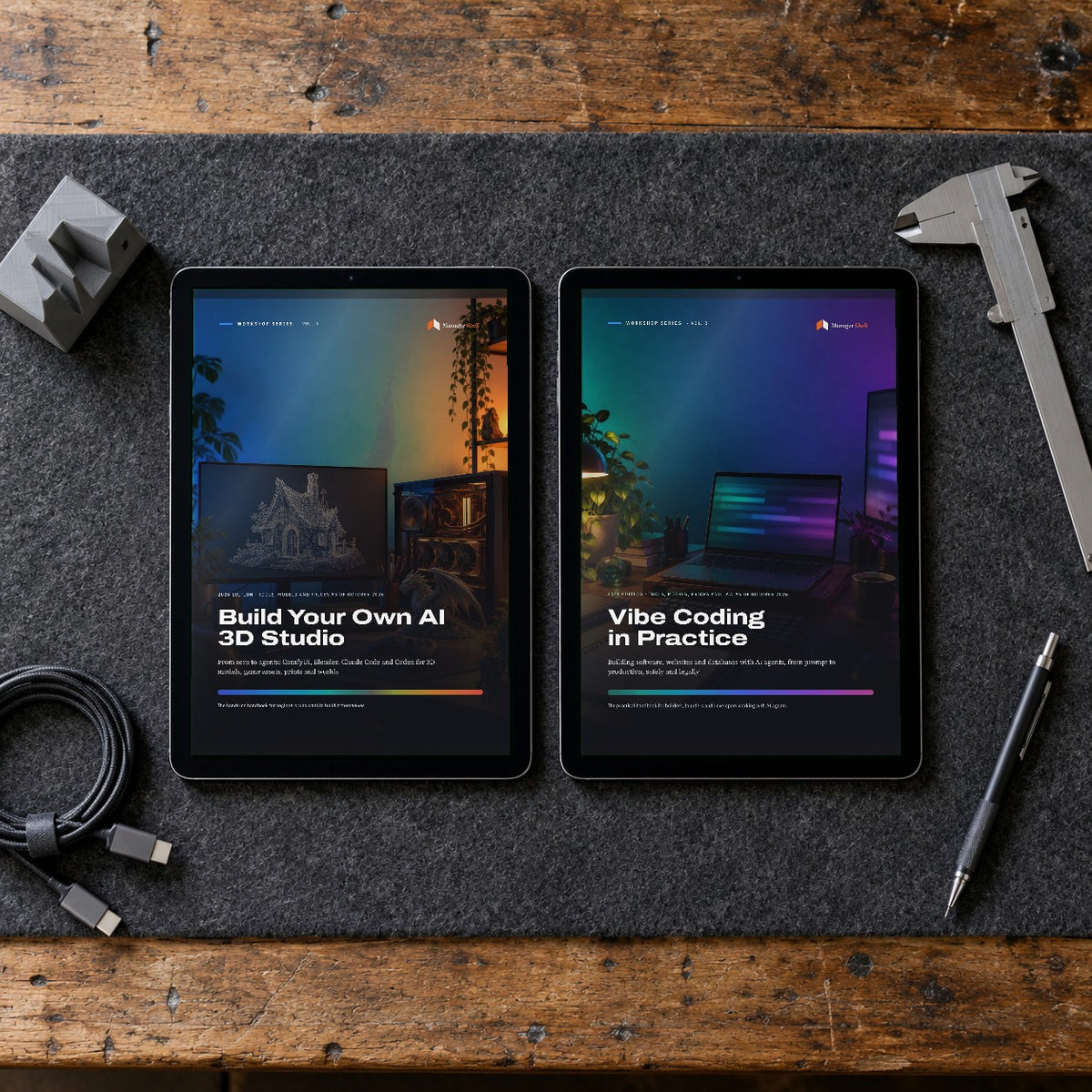 Workshop Series: Two-Volume Bundle – PDF ebooks on tablets